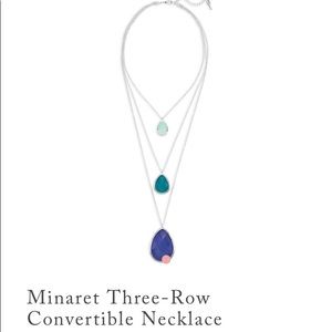 Minaret Three-Row Convertible Necklace